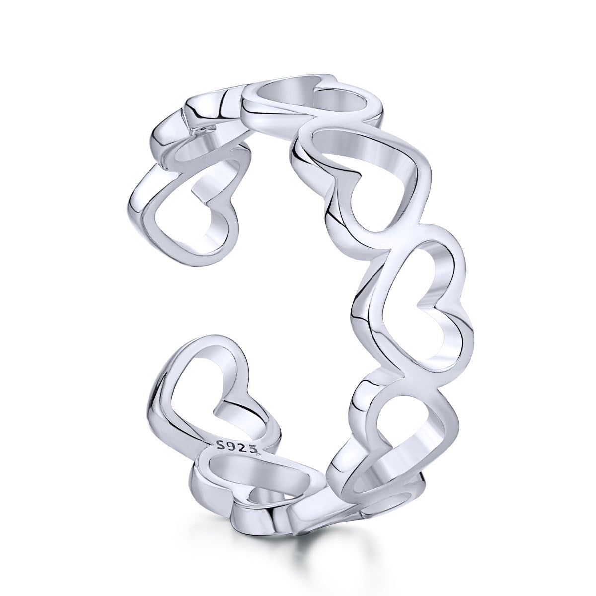 Anello con cuoricini